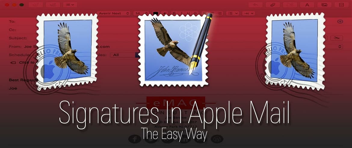 Creating Signatures In Apple Mail