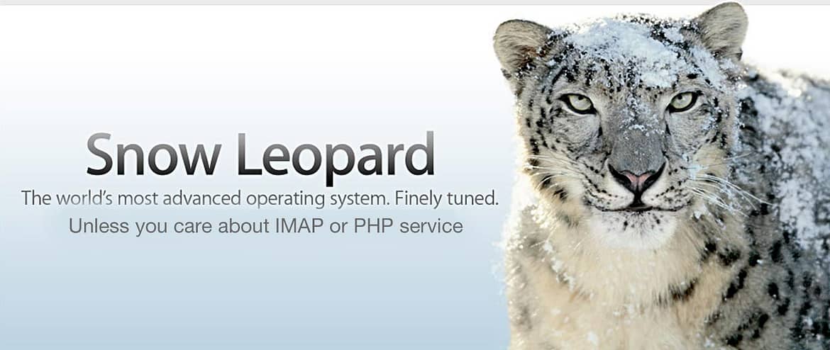 Snow Leopard – Mail.app – PHP … Fail!